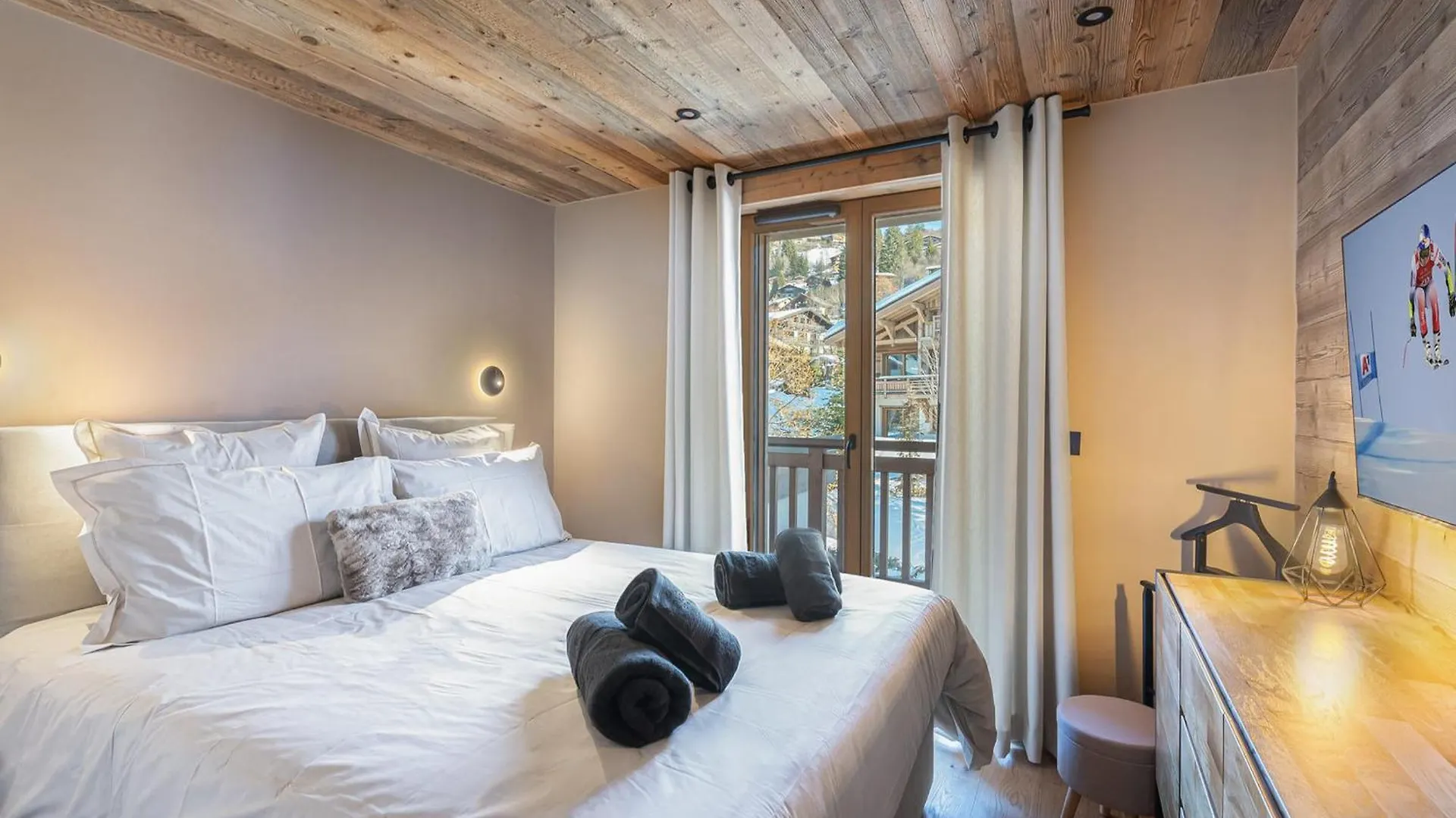 Charmant Appartement Au Centre Avec Sauna Et Balcon A Megeve - Fr-1-569-114