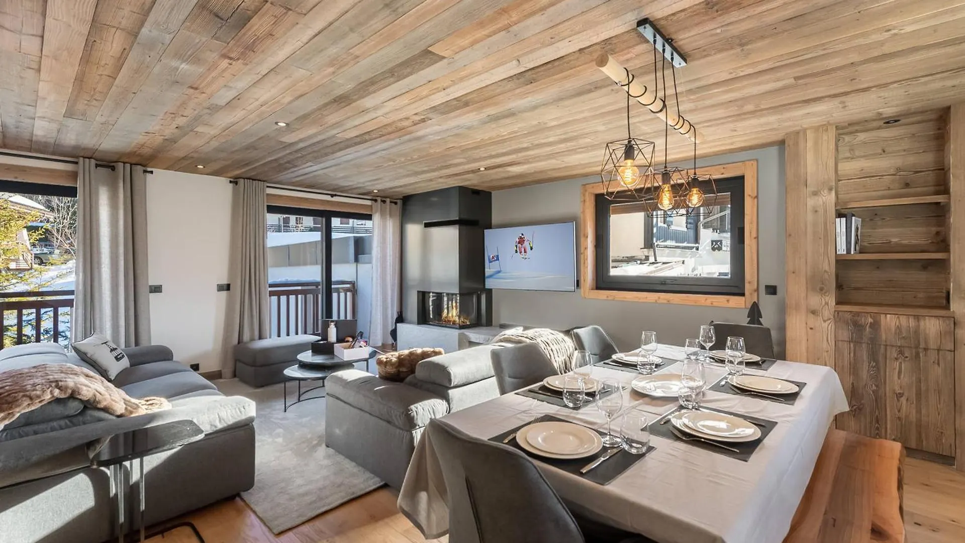 Apartment Charmant Appartement Au Centre Avec Sauna Et Balcon A Megeve - Fr-1-569-114